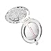 BIHRTC Pack of 12 Round and Heart Shape Photo Locket Frame Charms Pendants (6 colors)