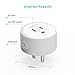 Smart Plug Mini Outlet Compatible with Amazon Alexa and Google Assistant, TECKIN Wifi Enabled Remote Control Smart Socket with Timer Function, No Hub Required,White, 1 pack
