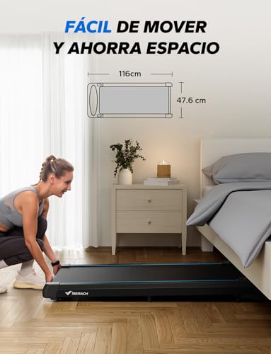 MERACH Cinta de Correr, 3 en 1 Cinta de Andar, 2.5HP Walking Pad, Caminadora Electrica para Casa, Treadmill Compacta para casa y Oficina, App, Pantalla LED, Control Remoto Magnético
