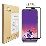 [2 Pack] Ytaland Screen Protector for Huawei Y9 2019, [ Full Glue ] [ Full Coverage ] [0.3mm, 2.5D] [Bubble-Free] [9H Hardness] Tempered Glass Screen Protector for Huawei Y9 2019
