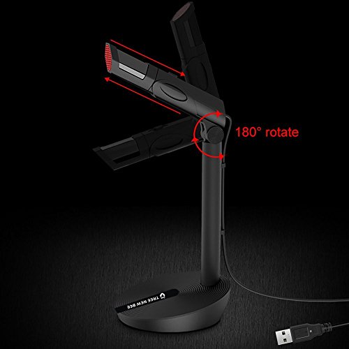 Tree New Bee TNB-MIC01 USB Plug and Play Studio Adjustable Desktop/Laptop Microphone, Black