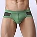 NEARTIME Men's Underwear, Mens Low Waist Boxers Briefs Men Underpants Soft Shorts (M, Army Green) …
