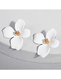 Pendientes de tuerca para mujer, estilo bohemio, con flores doradas, ideales para hermanas, madres, amantes y amigos