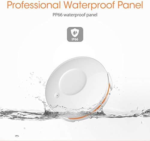 FANGYUN Smart Home Wasserlecksensor kabellos Hochwasserdetektor Wasserleck Erkennung Alarm Wasserstand berschreitet Standardalarm