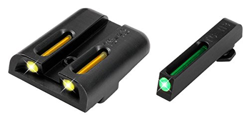 TRUGLO TFO Handgun Sight Set - Glock Low - Green/Yellow Rear