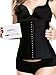 Corset Waist Trainer Long Torso for Women Sports Short Tall Underbust Belt Black