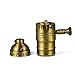 Antique Full Range Dimmer Socket Incandescent Lamp Holder Vintage Edison Pendant Light Socket E26 150 Watt 120 Volt (Brass-1Pack)…