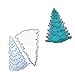 Christmas Tree Metal Die Cuts,Merry Christmas Tree Snow Cutting Dies Cut Stencils for DIY Embossing Photo Decorative Paper Dies Scrapbooking Card Making