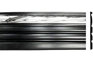 Automotive Authority Black Chrome Side Body Trim Molding for 1999-2006 Chevy Silverado - 3-7/8" Wide (Quarter Roll - 5 ft)
