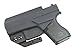 Fierce Defender IWB Kydex Holster Compatible with Glock 43/43X -Paladin Series- Made in USA- (Black)