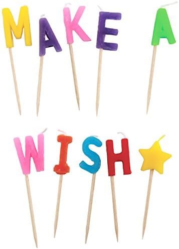 Party Partners Design Candid Candles: Make A Wish, Multicolored by Party Partners Design