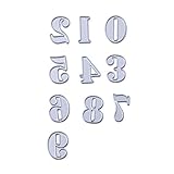 Whitelotous Cutting Dies Stencil Metal Mould for DIY Scrapbook Album Paper Card (1 Set Number)