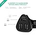 UGREEN Car Charger 3-Port USB 5.8A Smart Port Portable Travel Car Charger for Smartphones and Tablets (Black)