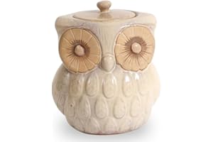 Goodscious Ceramic Owl Cookie Jar