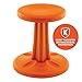 KORE Design Wobble Stool Chair, Girls + Boys Kid Desk Stools, Ergonomic Small Office Chairs, Flexible Seating for Active Child, ADD/ADHD, Classroom, School, Home, Kids (14in), Age 6-7 yrs, Orange
