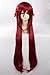 COSPLAZA Cosplay Wigs Heat Resistant Synthetic Wig Boy Male Girl Long Red Anime Hair