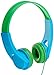 Amazon Basics Volume Limited On-Ear Headphones for Kids - Blue/Green
