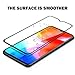 OnePlus 6T Screen Protector, KuGi 9H Hardness HD Clear Tempered Glass Screen Protector for The OnePlus 6T Smartphone(Black)