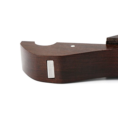 Ebony Hand Plane, 1/2 inch Blade Width EnPoint Woodworking Block Plane with High-Carbon Steel Blade Curved Hand Block Plane Craftsman Hand Tool for Surface Smooth Trimming Violin Viola Cello Guitar - Thumbnail 5