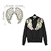 Calculs 6 Pair Sequin Angel Wings Iron On Patches DIY Sequin Applique Wings for Bags of 6 Colours 13