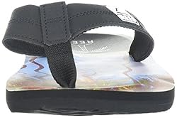 Reef Men's HT Prints Sandal, aqua palms, 13 M US