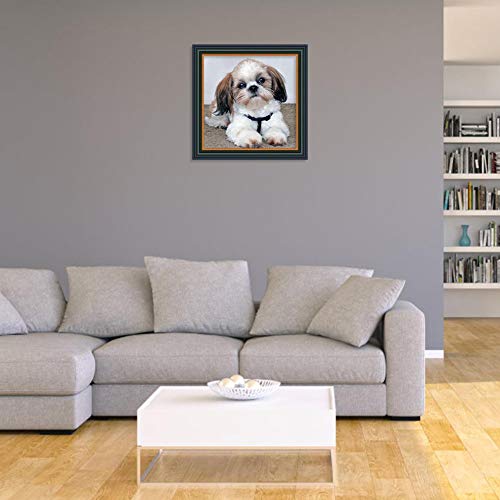 5D Diamond Painting Mosaic Making 5D DIY Diamond Painting Dog Cross Stitch Embroidery Wall Art Needlework Kit