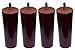 Alemon Furniture Legs Sofa Replacement Parts Wooden Sofa Legs, Set of 4