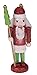 Clever Creations Peppermint Soldiers 5 Pack 5 Inch Traditional Wooden Nutcracker Ornaments, Festive Christmas Tree Décor