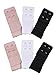eBoot Women's Bra Extender 2 Hooks Bra Extension Strap, 6 Pieces, 3 Colors