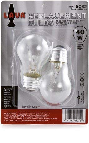 Lava Lamp Replacement Bulb (40 Watt replacement bulb is for 16.3" or 17")