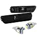 Volkswagen Golf/Jetta MK4 Black Side Marker Bumper Lights+White T10 LED Bulbs