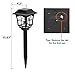 MAGGIFT Solar Pathway Lights, 8 Lumens, Black, 6 Pack, Waterproof, Easy to Install, Decorative, Solar Powered