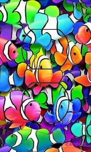 Clown Fish Single Duplex SwitchStix Peel and Stick Outlet Wall Plate Cover Décor