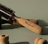 Regincós Eco Cork Wood Round Brush - Cork Classic 640 Natural - Handmade Medium view 3