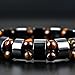 Healthcare Bracelet, Unisex Stylish Weight Loss Magnetic Hematite Stone Slimming Healthy Bangle Jewelry