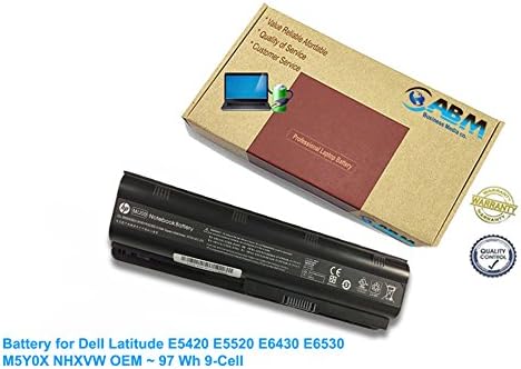 ABM Business Media Genuine 9 Cell Battery for MU09 636631-001 HP Pavilion dv7-6199us dv7-6195us