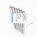 6-PK Diamond Burr Bits Coarse Disc Wheel Point Knife Edge Shape Rotary 7120 Carving Engraving Cutting Bits Dremel Rotary
