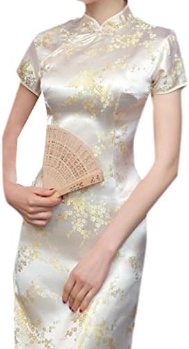 Maisicolis Women Skinny Split Classy Long Chinese Qipao Dress Robe