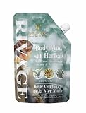 Body Natural Minerals Mud with Herbal From the Dead Sea Best Seller 500gm. (1lb 1.6oz.) From My Rivage