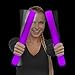 Fun Central LED Foam Sticks - 12 Pack, 16-Inch, 3 Light-Up Modes For Mardi Gras & St Patricks Day (Purple)