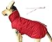 PETCEE Small Dog Jackets for Winter,Waterproof Dog Vest Coats for Small Dogs, XS Windproof Pet Apparel for Cold Weather-2 Layer (Red S)