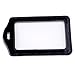 Ostart 5pcs Black Faux Leather Business ID Credit Card Badge Holder Clear Pouch Case