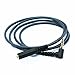 KetDirect 100cm(3.2ft) Right Angle 4 Pole 3.5mm 1/8 inch Male to 4 Pole 3.5mm 1/8 inch Female Stereo Audio Headphone Earphone Extension Cable Adapter Cord Tangle-Free Braided Wire