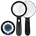 HAKACC 10X Magnifying Glass with Light