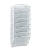 Klickpick Office 8 Sections Hanging Files Wall Mounted Metal Mesh File Document Organizer Magazine Holder Rack Organizer Racks Multipurpose Use to Display Files, Magazine, Newspapers- White