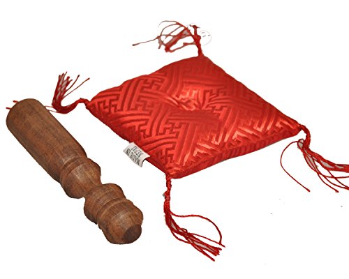 Tibetan Singing Bowl Cushion & Mallet