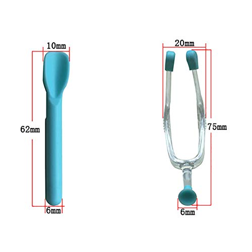 1pc Portable Contact Lens Inserter Remover Soft Tip Plastic Tweezer Holder Stick Tool(Blue)