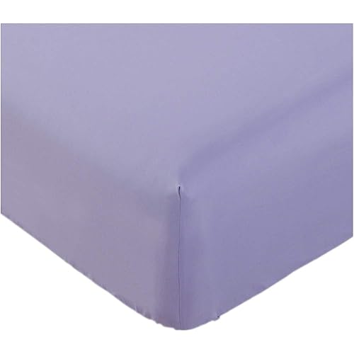 Mellanni Fitted Sheet Cal-King Violet - Brushed Microfiber 1800 Bedding - Wrinkle, Fade, Stain Resistant - Deep Pocket - 1 Single Fitted Sheet Only (Cal King, Violet)