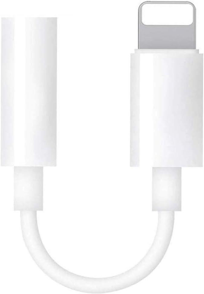 [Apple MFi Certified] Lightning to 3.5mm Headphone Jack Adapter, iPhone Headphone Adapter, Aux Jack Headphone Adapter…