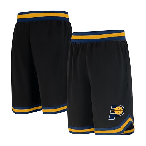 Ultra Game NBA Indiana Pacers Mens Woven Basketball Shorts, Team Color, X-Large